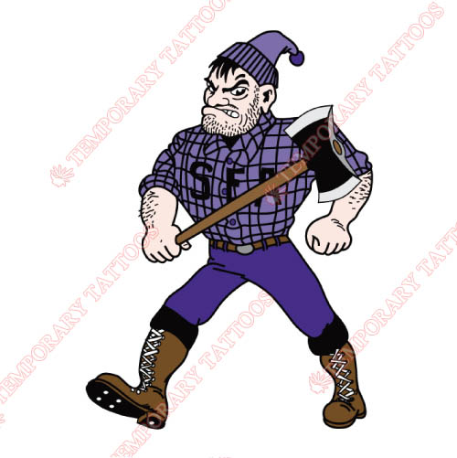 Stephen F Austin Lumberjacks Customize Temporary Tattoos Stickers NO.6392